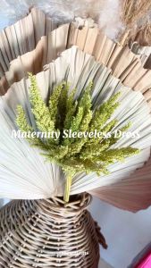 BEST MOMS Sleeveless Maternity & Nursing COTTON DRESS fits PLUS SIZE up to 3XL