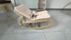 Elijah Adjustable Wooden Rocker 3M++/ Baby Lounger / Rocking Chair / Toddler Chair