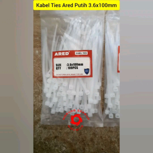 (1 Pack) Kabel Ties 3.6x100mm / Kabel Tis / Cable Ties 10cm (100 pcs)