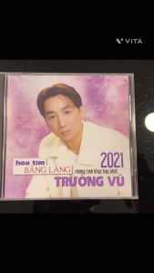 Đĩa CD Trường Vũ Hoa tím bằng lăng Nhạc vàng trữ tình Bolero Đĩa lòng Trắng Chất Lượng cao Âm Thanh chuẩn HUY CD SHOP