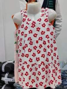 2-4yrs Baby Girl’s Cotton Silk Dress Children Summer Cutie Dress 2-4岁儿童棉绸裙连衣裙洋气棉绸裙子