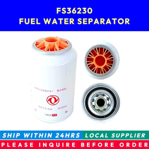 FS36230 FUEL WATER SEPARATOR [LOCAL STOCK. READY TO SHIP WITHIN 24HRS.] COMPATIBLE: ATLAS-COPCO 1094176400 CUMMINS 5300516 5402703 DONALDSON P502643 SANY 60242352