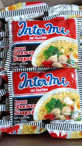 MIE INTERMI - Harga 20pcs/bungkus Mie Intermi Rasa Baso Sapi 55gr - Mie instan Murah Meriah Promo