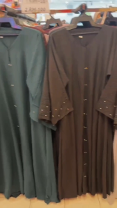 Noor Abaya Muslimah Elegant Modest V-Neck Design Lightweight Breathable Rising Stars Collection High Fit Use