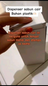 Dispenser Sabun Cair - Rak Sabun Cair - Tempat Sabun Cair