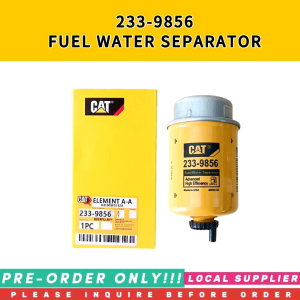 233-9856 FUEL WATER SEPARATOR 250-6527 361-9555 [LOCAL STOCK. READY TO SHIP WITHIN 24HRS.] FOR ENGINE PART CATERPILLAR 305.5E 306E 307E 308E AND MORE