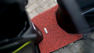 DRACCO Karpet Motor Scoopy Premium T18 mm & Aksesoris Sepeda Motor Bonus Double Tape Bening