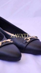 Sepatu Kantor Flat Shoes Wanita | Sepatu Kerja Casual Slip On Loafer Cewe Size 38-45 DU 601