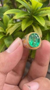 CINCIN BATU AQUAMARINE CUTTING SUPER MEWAH MINIMALIS