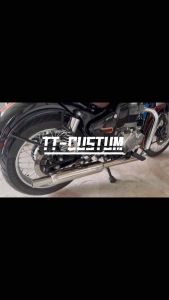 รอยัล เอนฟิลด์ Royal Enfield-Classic 350 3 มิติ ท่อไอเสียทรงบวบ ใส่ รอยัล เอนฟิลด์ คัสตอมจากโรงงาน เสียงเพราะๆ สำหรับสมาธิ ตรง รูปร่างที่น่าเชื่อถือ