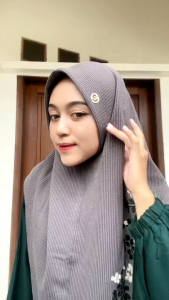 Adiezca Hijab Bergo Sulam Bordir Knitt Premium By Mazea Jilbab