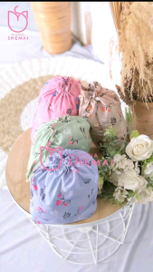 MUKENA KATUN MOTIF BUNGA CANTIJ 2 IN 1