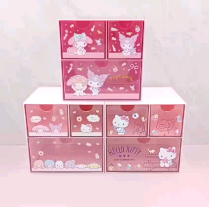LACI MEJA SANRIO / KOTAK PEYIMPANAN / DRAWER / BOX PENYIMPANAN MELODY / STORAGE CINNAMOROLL POCHACCO