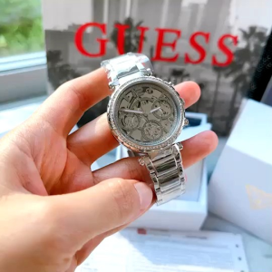 นาฬิกาผู้หญิงSOLTICE Silver ตัวเรือนและสายสเตนเลสสีเงิน