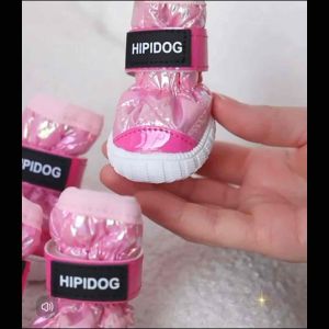 [READY STOCK] Dog Shoes 4pcs Pet Shoes Dog Socks Anti Slip | 宠物鞋子 袜子 狗狗鞋子 防滑