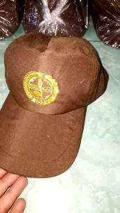 Topi Pramuka BORDIR Sd.Pramuka Smp.Pramuka SMA gesper karet Bordir Kitri