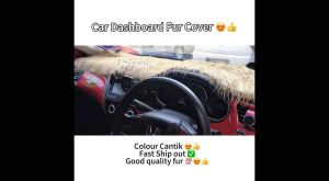 Dashboard cover fur / Universal car dashboard fur cover
