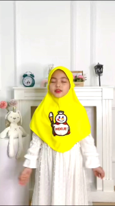 satyahijab- Hijab anak terbaru motif  Mixue /jilbab anak lucu murah/ hijab anak viral Mixue