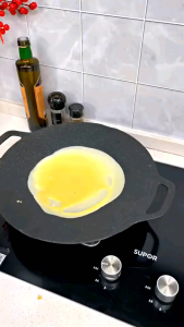 Alat pemanggang / Tempat pemanggang bulat BBQ Piring pemanggang 34cm - 38cm