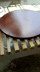 mặt bàn gỗ plywood tròn  sơn pu đa dạng màu sắc