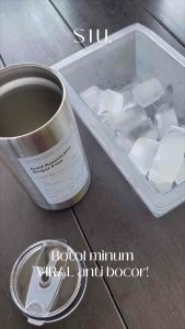 Keanu Stainless 304 Tumbler Botol Gelas Kopi Teh Astetik FREE Sedotan