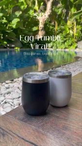 Tamago Stainless 304 Tumblr Telor Gelas Termos Kopi Tahan Panas Dingin