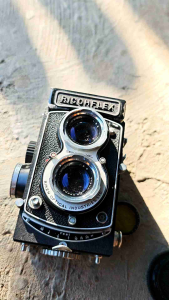 กล้องฟิล์ม TLR Ricohflex Rikenon 80mm f/3.5Seikosha-MXL