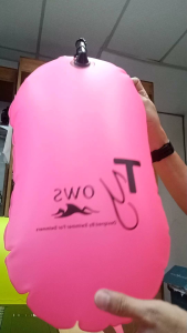 Ty SwimPro Swim Buoy safety floating buoy open water swimming triathlon triathletes high visibility colour buoy high end  non leak valve adjustable belt  OWS sport swimming ironman kayaking snorkelling  stand up paddle sup pelambung renang  - Model A