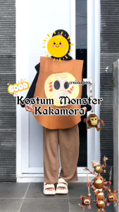 Kakamora Costume Moana Halloween/Kostum Cosplay Karakter Moana Kakamora Coconut Baju Pentas Karnaval