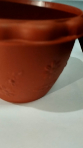 Daisy Pot 18cm| White & Brown | Aesthetic Cute and Plastic succulent / flower pot for Indoor & Outdoor| Murang paso on hand