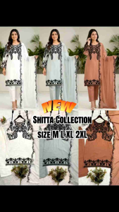 [PRE-ORDER] 2026 MAY PAKISTANI SALWAR SUIT WITH BLACK EMBROIDERY SIZE M TO 2XL ( DELIVERY 10 WORKING DAYS) ETA: 2026 -13-30 | TRADITIONAL PAKISTANI STYLE MINT GREEN SALWAR KAMEEZ COLLECTION |  EMBROIDERED STRAIGHT KURTA AND PANT SET WITH DUPATTA
