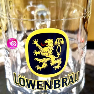LOWENBRAU BEER MUG 320ML • JAPAN SURPLUS