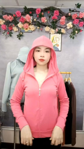 ÁO KHOÁC GÂN TĂM LẠNH KIỂU DÁNG ÔM VỪA - 2 TÚI NGOÀI VÀ 2 TÚI TRONG NÓN TO CHỐNG NẮNG TỐT (túi khóa kéo)