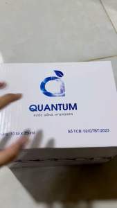 Nước uống Hydrogen Quantum | Thùng/10 Túi - 350ml/Túi - 100% Organic sản phẩm chính hãng miễn phí vận chuyển