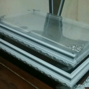 kotak seserahan kotak hantaran pernikahan bahan frame fiber