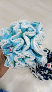 ยางรัดผม โดนัทรัดผมผ้าคอตตอน100%ใช้ได้ทั้งผมหนาผมบางไม่ทำให้ผมขาด