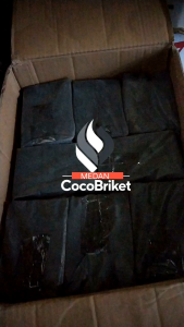 Briket Arang Batok Kelapa KUBUS Kemasan Ekonomis dan Murah 5 kg