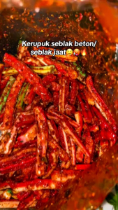 Seblak as beton viral 500gr/250gr kerupuk Beton viral
