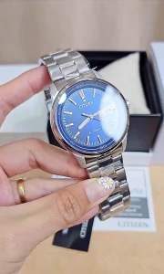 ĐỒNG HỒ NAM CHÍNH HÃNG Citizen NH8400-87L Automatic Blue Dial Silver Stainless Steel For Men