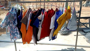 ราวตากผ้าเหล็กชุบกาวาไนท์