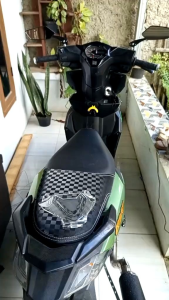 Kaca Mika Lampu stop Rem Belakang Bening Putih Honda Beat New LED Duluxe 2020 2021 2022 cbs