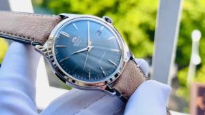ĐỒNG HỒ NAM CHÍNH HÃNG Orient Bambino RA-AC0P03L10B Automatic Blue Dial Brown Leather For Men
