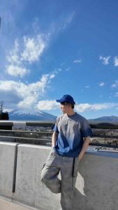 WICKED CROP OVERSIZE HANDMADE BOXY  เสื้อยืดทรงสั้น-โอเวอร์ไซส์ ไล่เฉดสี ปักโลหะเหล็ก 11สี