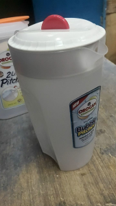 2pcs Oracan Oval and Round Pitcher Combo for Stylish Serving"