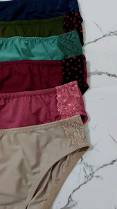 1 PCS CELANA DALAM WANITA DEWASA MOTIF RENDA SIZE M. L. XL. XXL. 3XL