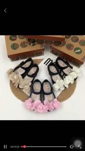 Mini melissa Blooming Flower ( Size 22/23 - 30 ) sepatu anak flat