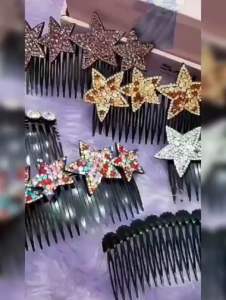 Sirkam Permata Import 7Jari: Tusuk Sanggul Mewah & Diamond Hair Comb
