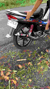 Knalpot FizF1fizr Kolong Samping LAVIDA Chrome by Cminxracing