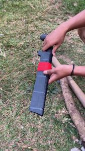 GOLOK KARET SINTETIS TEBAS BAMBU SUPER KUAT BAJA ASLI BISA COD