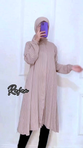 Qiana Tunik salur//tunik Crespo premium//Tunik terbaru 2024//Tunik adem//cod